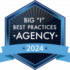 Big I Best Practices Agency 2024 logo.